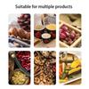 50piece Kraft Paper With Windows Self Sealing Bag Thick White Matte Stand Up Storage Bags Food Seal Up Packaging Zip Lock Pouch