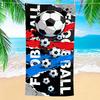1pc Football Extra Large Beach Towel & Bath Blanket - Microfiber Super Absorbent Suitable for Travel, Pool, Surfing, Camping
