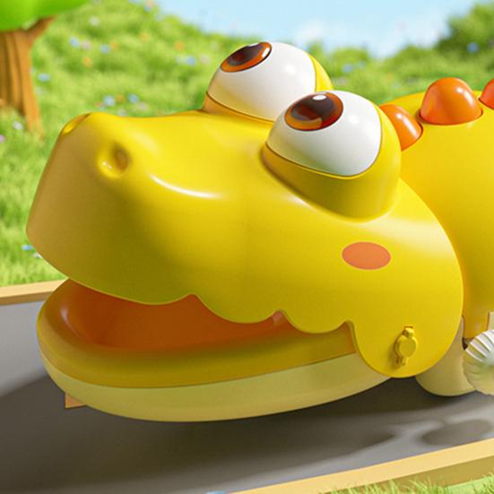 Juguete de Cocodrilo de Cuerda Sin Pilas Cocodrilo que se balancea y gatea Juguete Educativo Interactivo de Animal con Mecanismo de Reloj para Niños Pequeños Niños Niñas