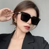 Trendy Large Frame Anti-UV Sunglasses for Men & Women - Hot Internet Celebrity Style