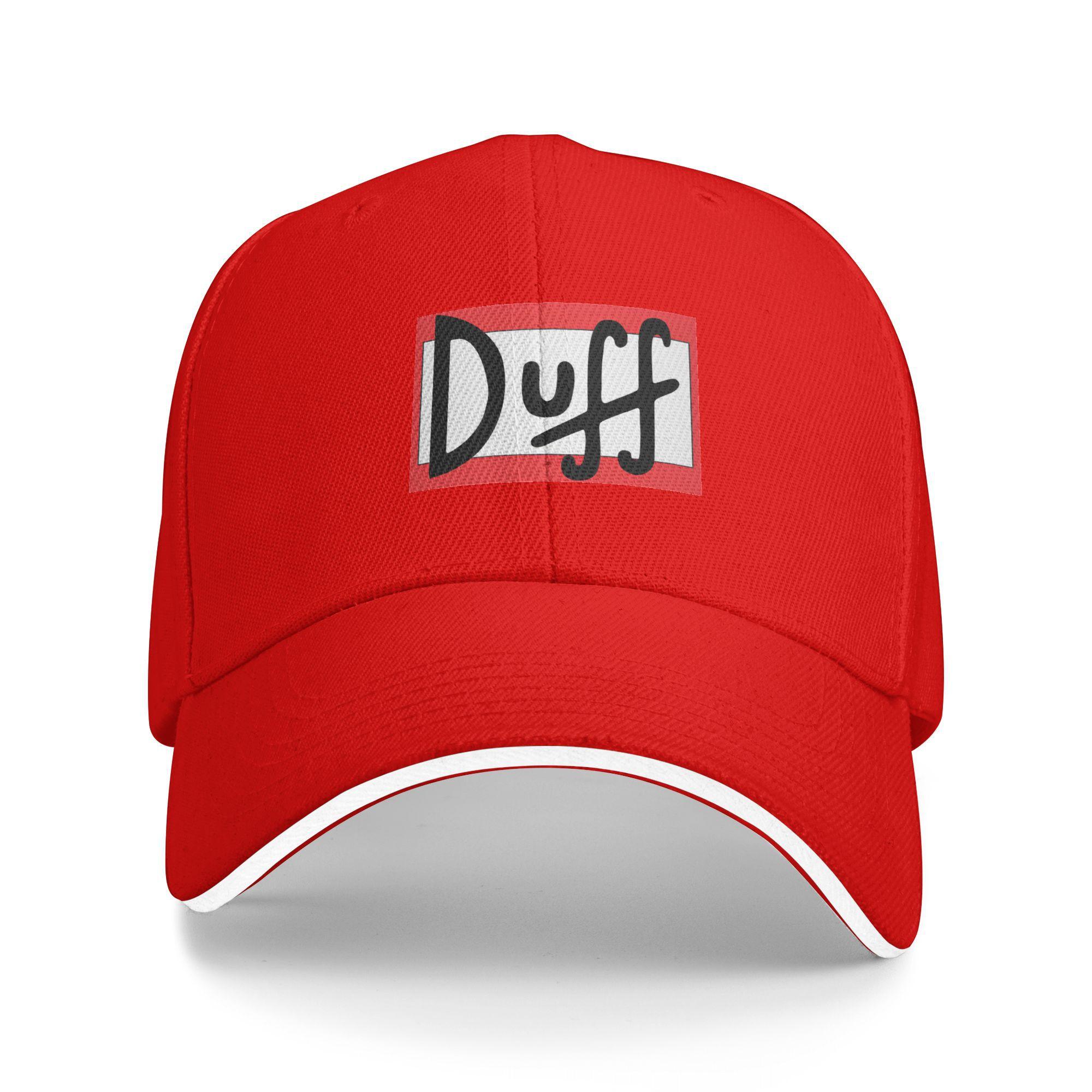 Duff Beer  Casual Baseball Cap  Running Hippie Trucker Hat Summer Sunscreen UnisexTeens yk Cool Baseball Caps One Size