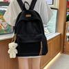 Schoolbag New Autumn and Winter Corduroy Backpack Fashion New Korean Backpack Male and Female Student Bag Lightweight Versatile Bag