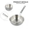Mini Egg Pan 316 Stainless Steel Omelet Skillet for Gas Induction Stoves