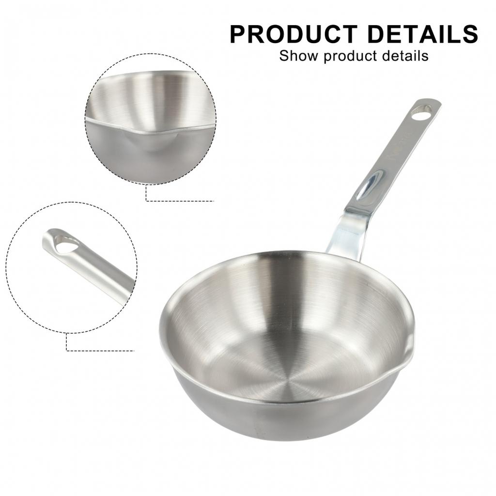 Mini Egg Pan 316 Stainless Steel Omelet Skillet for Gas Induction Stoves