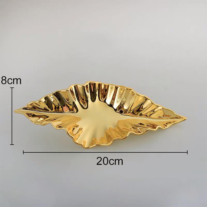 European Simulation Metal Leaves Wall Hanging Ornaments Set Art Aesthetics Room Decoration Leaf Pendants Wall Background Display