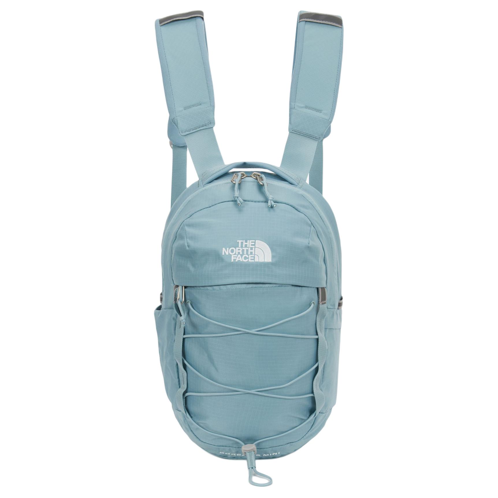The North Face Borealis 9L Zipper Closure Nylon Mini Backpack Men Backpack Turquoise NM2DS07B Turquoise
