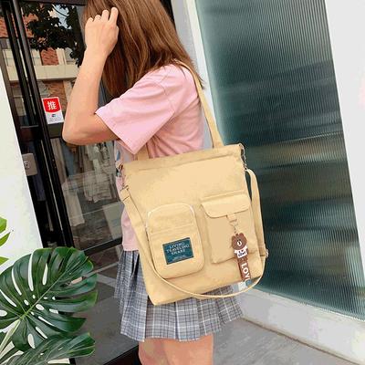 Canvas Tasche Personalisierte Umhängetasche Studentin Campus Handtasche Lässige Mode Schultertasche