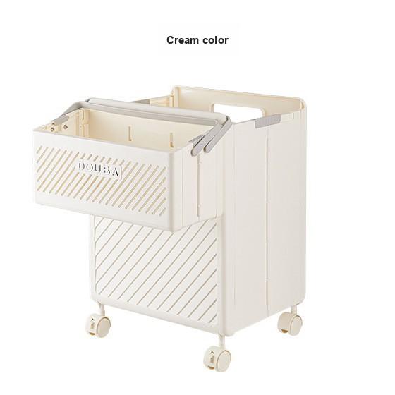 Collapsible Laundry Hamper Multi-Function Carry Basket for Home Large Capacity Storage Bin Bathroom Organizer Bucket