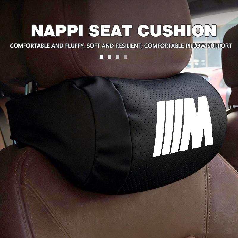 OOYR4 Car Seat Headrest Relax Pillow Hed And Neck Rest Cushion Protector For BMW M F10 F20 F30 F40 F15 F25 F26 F31 F49 E62 E83 E84