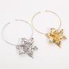 Comfortable Alloy Floral Necklace for Women Daily Commute and Special Event Flower Pendant Collarbone Chain