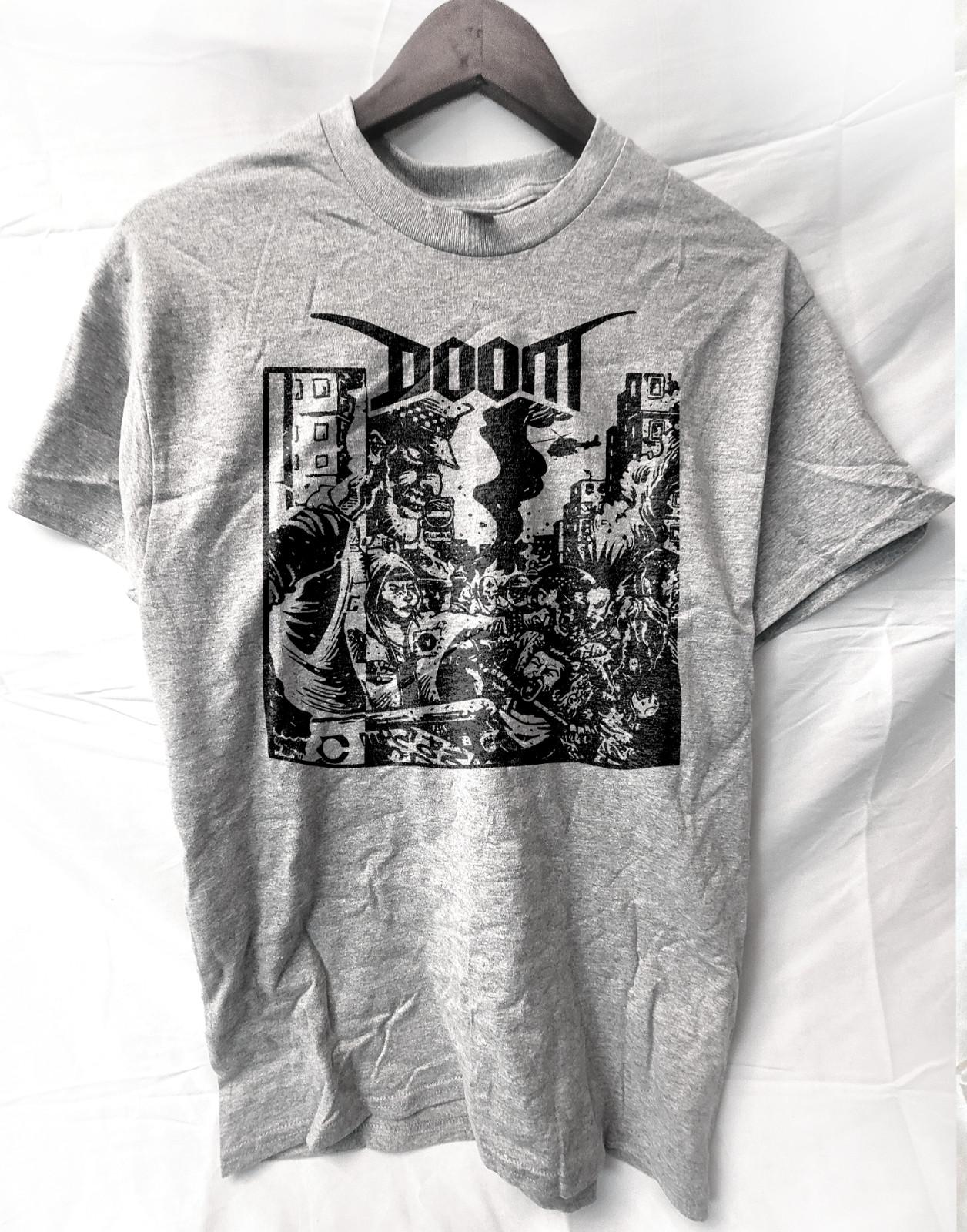 Doom band t shirt Birmingham Uk punk hardcore Crust M