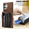 Business Zipper Cards Solt Wallet Leather Case For Samsung S26 Ultra S25 Plus S24 A26 A16 A06 A17 A07 Bag Pocket kickstand Cover