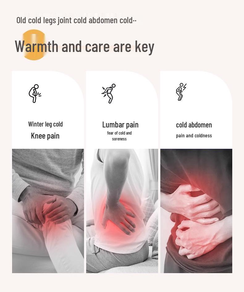 Winter Beheizte Intelligente Elektrische Warme Baumwollhose - Outdoor Kältefest Elastische Unterteile