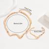 European and American Style Women's Jewelry Set: Liquid Metal Twisted Choker, Bracelet, and High-End Necklace