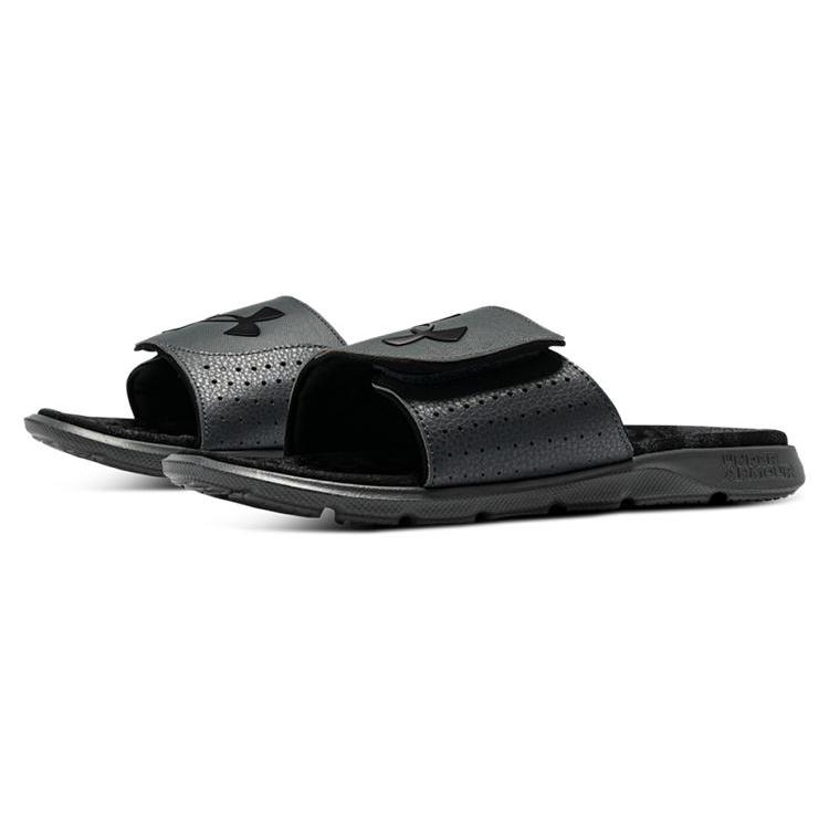 Under Armour Ignite 7 Graphic Strap Slide 'Pitch Grey Black' 3026025-100
