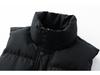 Men's Winter Trendy Solid Color Sleeveless Cotton Vest Jacket 8276