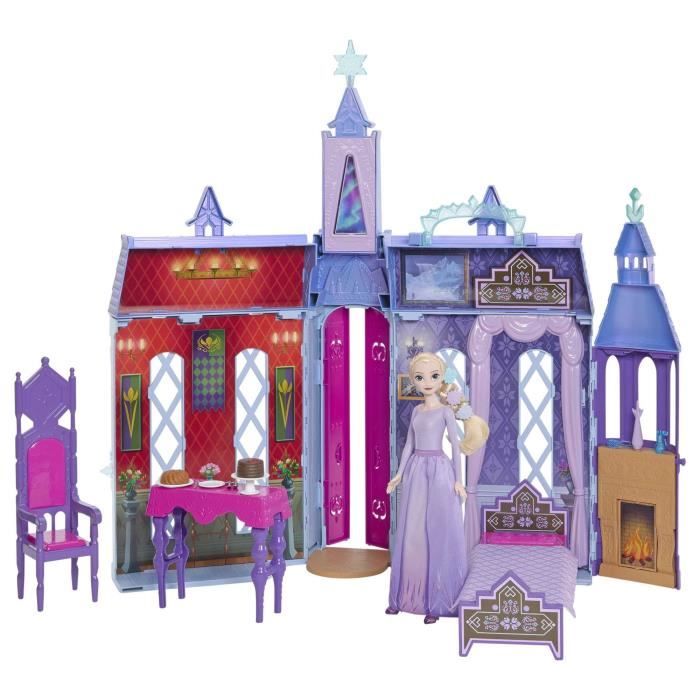 Disney-château d’arendelle la reine des neiges-maison de poupée hlw61