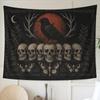 Tapestry of Ravens and Skulls Gothic