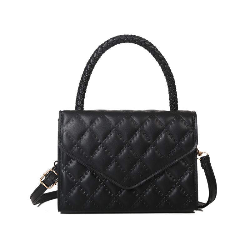 

Ретро маленькая сумка женская 2024 весна новый тренд повседневная мода сумка через плечо мессенджер тренд портативная маленькая квадратная сумка чёрный