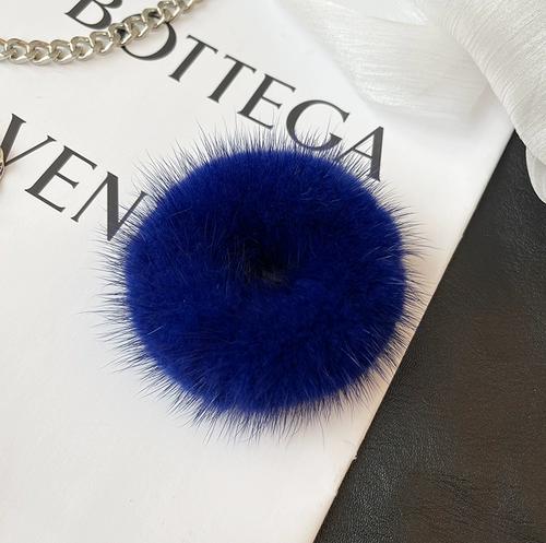 

Корейский минималистский мех норки, милый интернет-знаменитый плюшевый шарик, высококачественная веревка для волос, повязка на голову, кожаная лента, аксессуары для волос для женщин