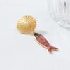 Pinkdudu Summer BOHO Ocean Shell Fish Zinc Alloy Earrings Trendy Drop Earrings Women Jewelry PD2250