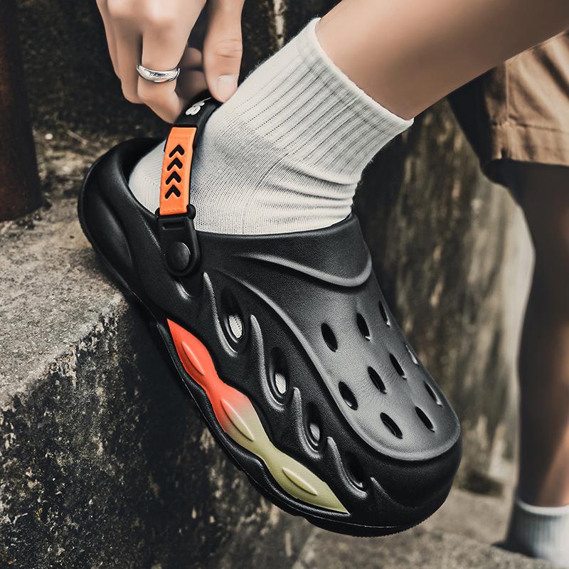 Fashion CYYTL Mens Slippers Summer Casual Outdoor Beach Shoes Sandals Walking Slides Comfort Lightweight Luxury Designer Fashion Leather