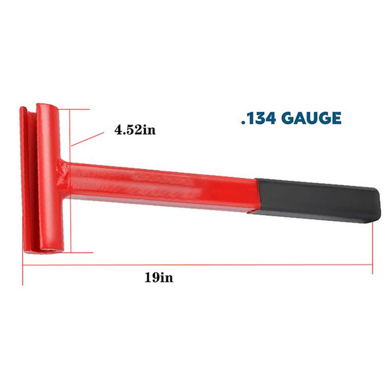 Door Hinge Repair Tool Long Rubber Grip Door Hinge Alignment Tool Heavy-duty Door Adjuster For 0.134 And 0.180 Specification