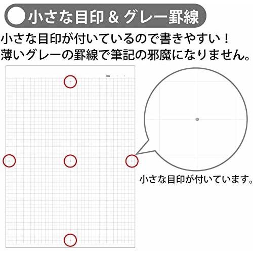 KOKUYO Campus Note Adult Campus A5 Graph Ruled 80 Sheets No-108S5-D Set of 2