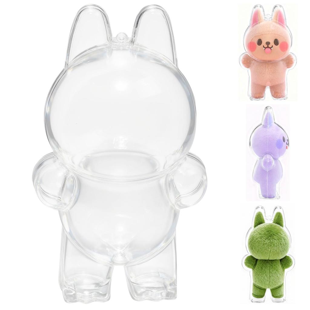 LABUBU Clear Case, Clear Cover, Fits LABUBU In Standing and Sitting Positions, Convenient Storage and Protection, Thin and Lightweight Acrylic
