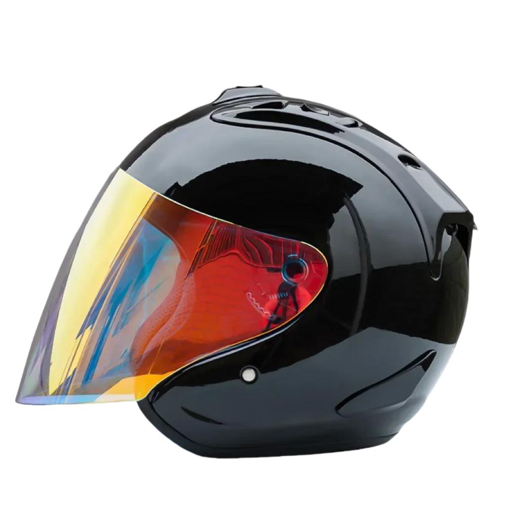 SZ Ram 3/4 Open Face Helmet Approved Racing Safety Hat Summer Season Safety Single Len Motorcycle Helmet Women Men ECE Capacete