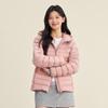 Veste doudoune côtelée à capuche pour femme Xuezhongfei