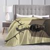 Warm Soft Blanket Picnic Mads Mikkelsen Throw Blanket  Flannel Bedspread For Bedroom Print Sofa Bed Cover