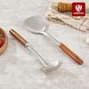 NORTON Balde Beech Wood Stainless Steel 2-Piece Kitchen Utensil Set