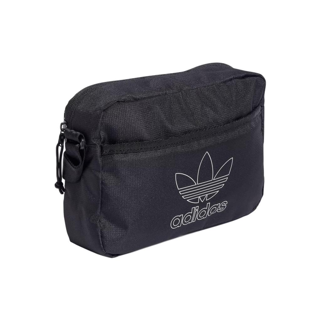 New Adidas Originals Recycled Polyester Shoulder Bag Unisex Black IS4585