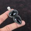 Psilomelane-Anhänger, 925er-Sterlingsilber, sehr hübscher Edelstein-Schmuck, Vintage-Anhänger, Geschenk für Braut, handgefertigter Anhänger im neuesten Design