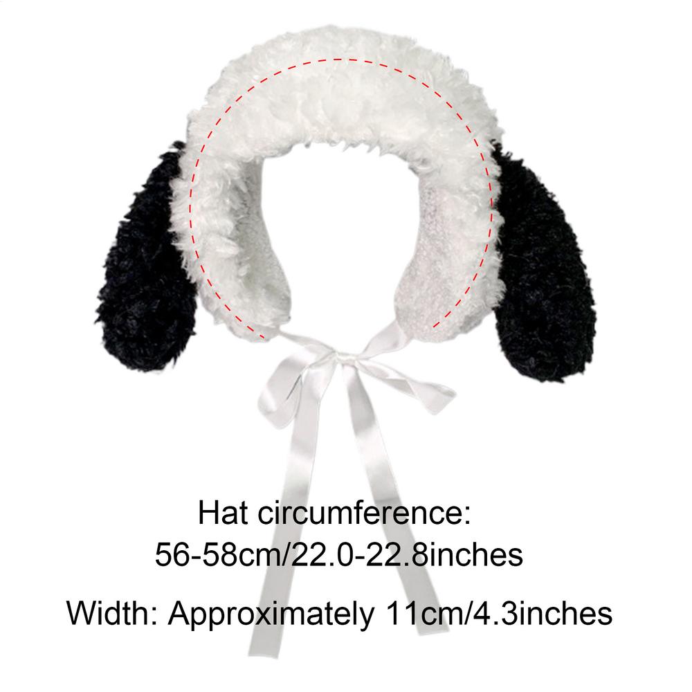 

Winter Ear Muffs Animal Design Soft Windproof Warmer Adjustable Strap Plush Warm Ear Muffs For Women Girls Cold Weather Snow