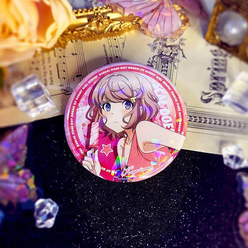 

Брошь Rascal Does Not Dream of Bunny Girl Senpai, аниме-брошь, украшение коллекции.