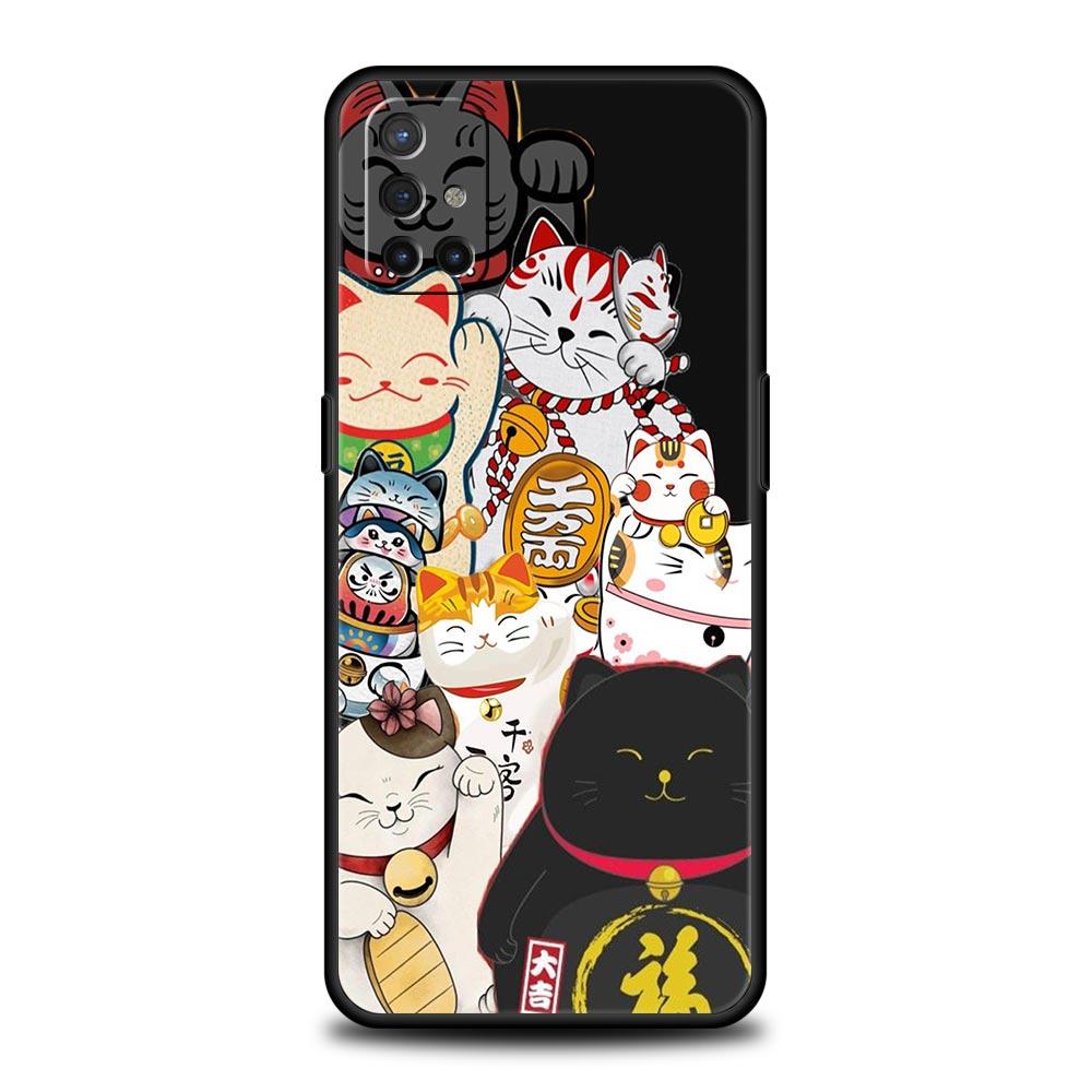 Phone Case For Oneplus 13R 12R 10R 13 12 11 10T Nord N100 N10 Z N30 CE 3 2 2T Pro Lite 5G Soft TPU Cover Animal Cat Tattoo Capas