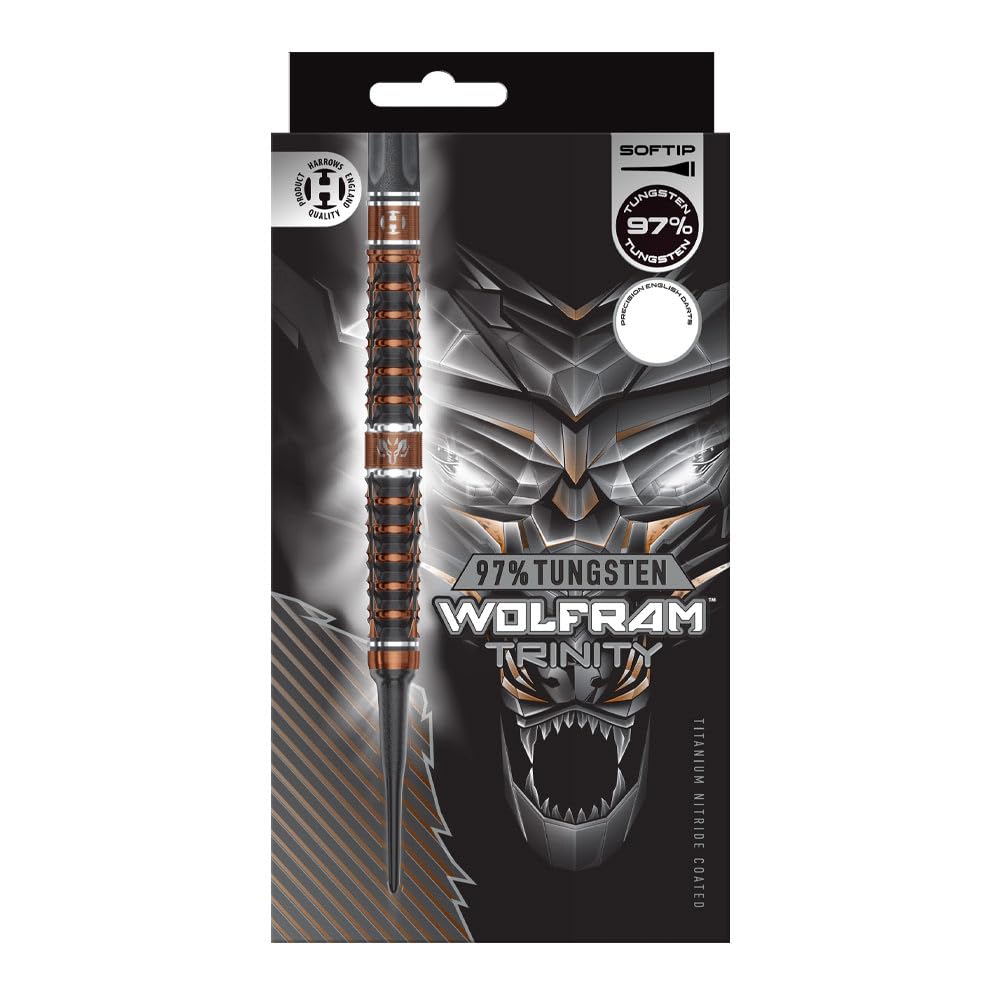Harrows WOLFRAM TRINITY 2BA 18g Dart Barrel Dart Set