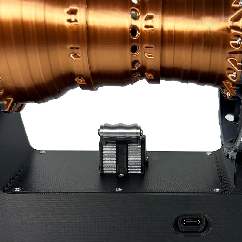 Tr900 Aircraft Turbofan Engine Electric Simulation Jet Turbojet Engine Assembly Diy Model Kit Toy Ornaments Gift