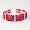 Boho-Chic Floral Knit Headband for Women - Cute & Stylish Hair Accessory, Perfect for Casual Attire