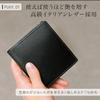 [BLUE SINCERE] wallet men's bifold wallet genuine leather italian leather wallet small compact slim Thin with gift box / IHW1 (dark navy)
