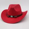 Cappello Western da Cowboy Transfrontaliero Vendita all'Ingrosso Calda Stile Etnico Cappello a Cilindro Tibetano Prateria Ciclismo Vacanza Parasole Cappello Protezione Solare
