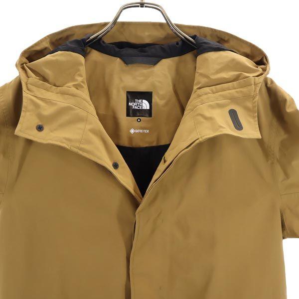 The North Face NP62163 Outdoor Nylon Jacket S Camel Hood Goretex Men's Used