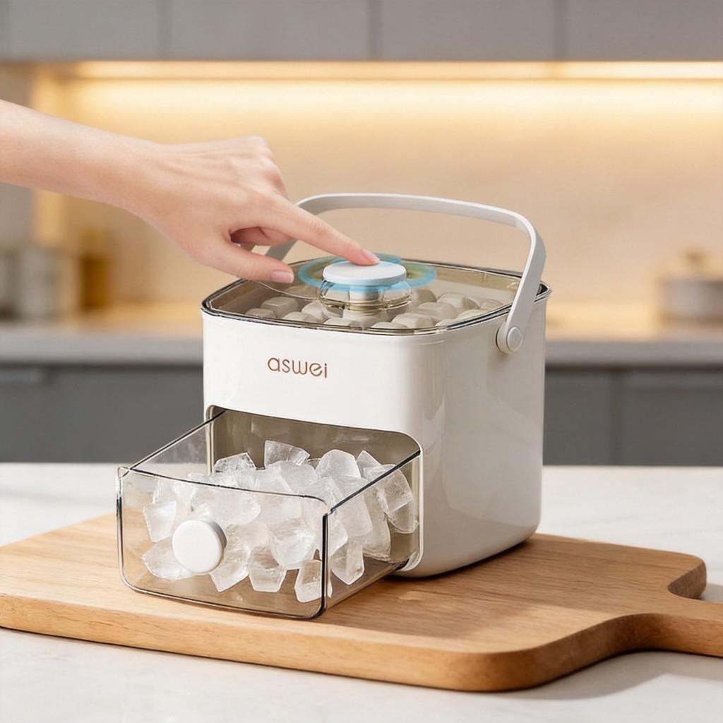 Modern Simplified Ice Cube Mold With Fast Freezing For Home Use