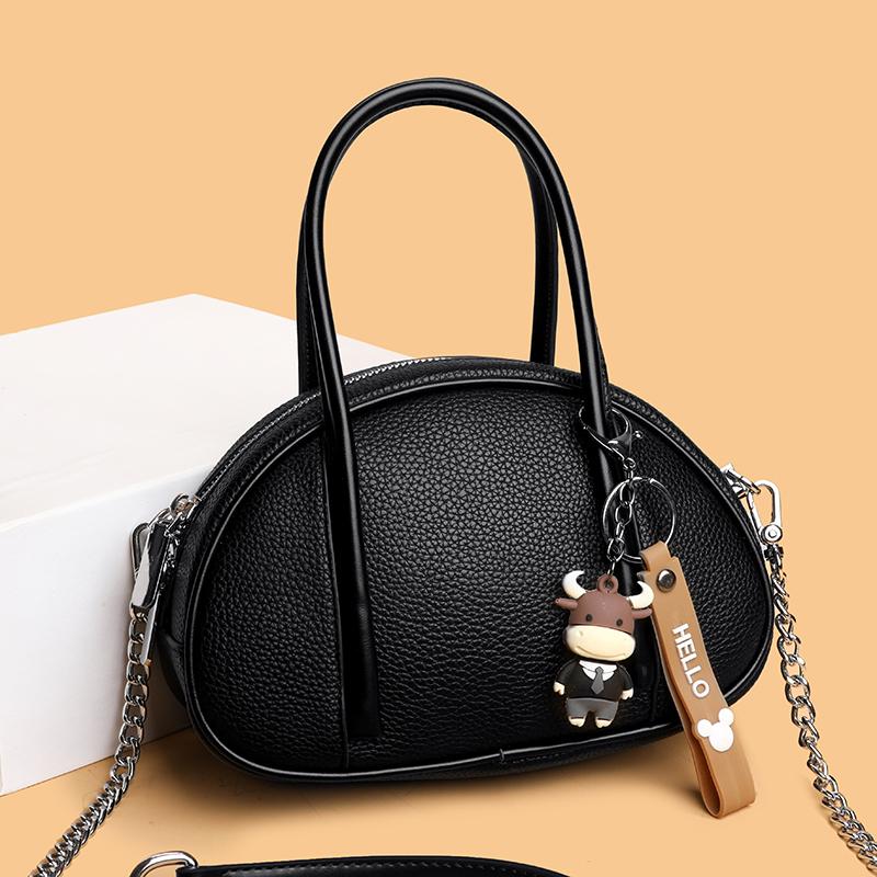 Luxus Umhängetaschen Geldbörse Einfarbig PU Leder Schultertasche Modedesigner Kleine Handtasche Henkeltaschen für Damen