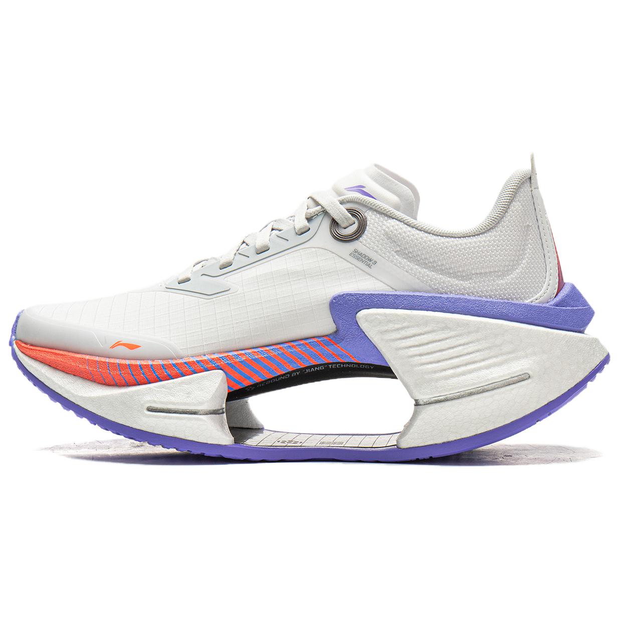 Li Ning Shadow 3 Essential Cushioning Slip Resistant Abrasion Resistant Breathable Low top Running Shoes Women s ARRW004-3 39