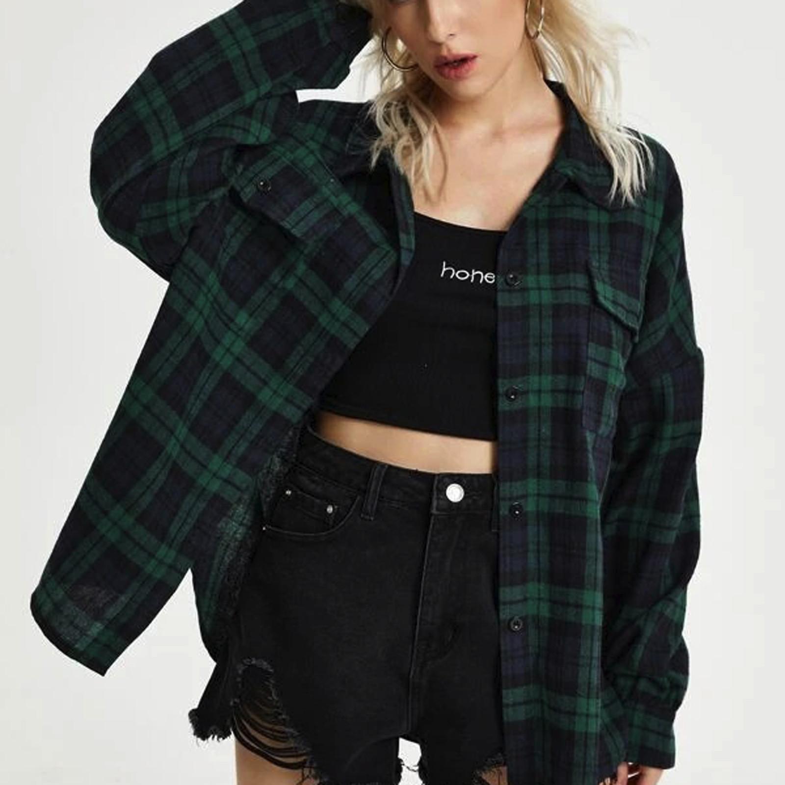 

Женская мода с длинным рукавом на молнии однотонная повседневная короткая куртка пальто M зелёный