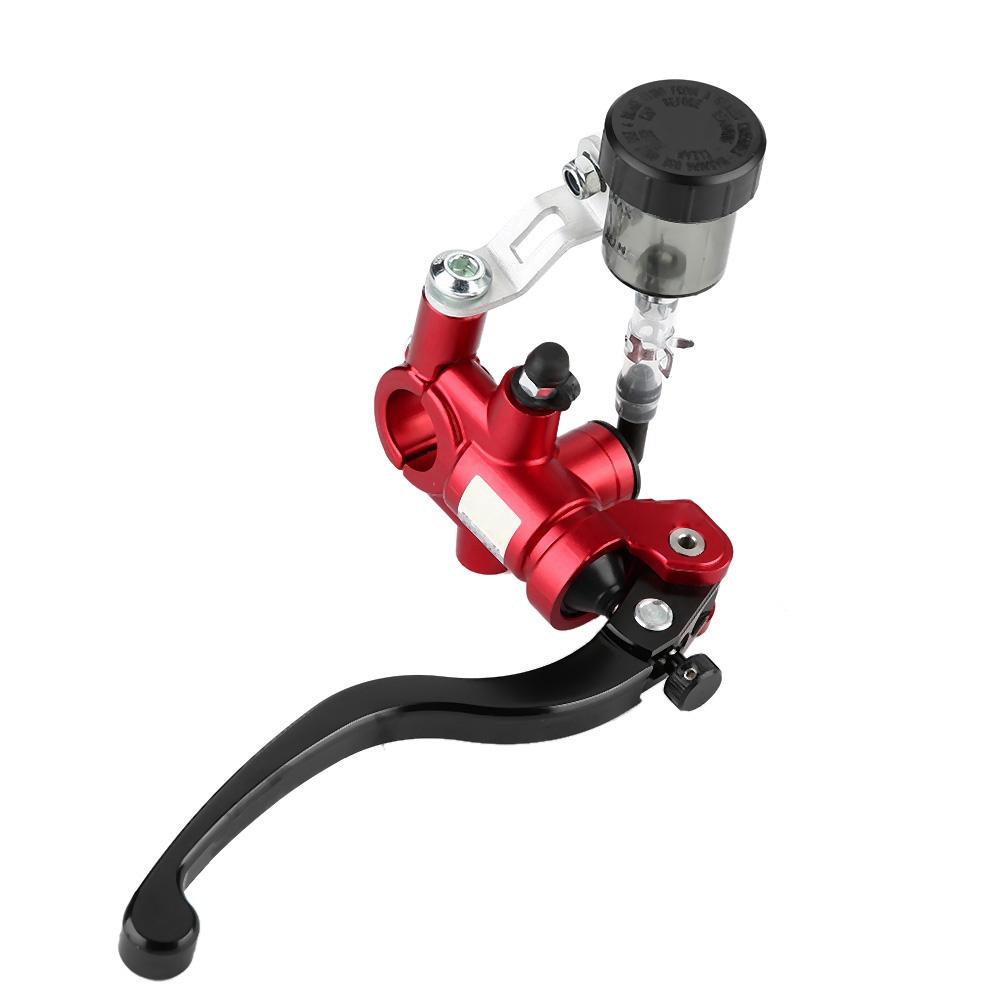 

Правый рычаг гидравлического сцепления мотоцикла, главный цилиндр, прямой тормозной насос (красный) красный