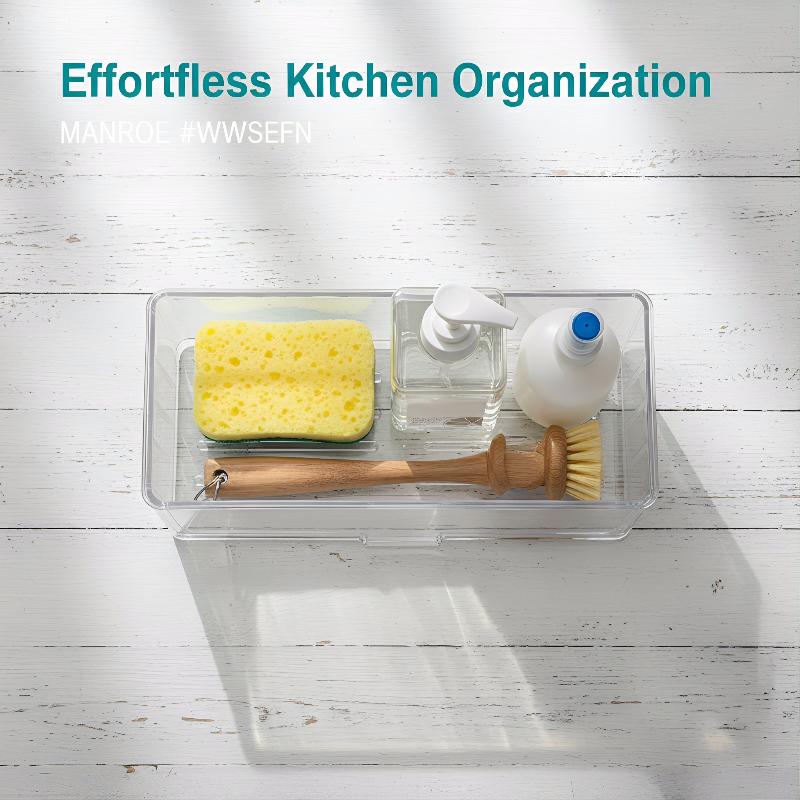 Multifunctional Sink Drain Rack Self Draining Rack Dish Brush Storage And Organization Rack